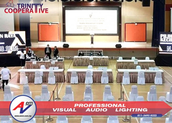 Hall & Auditorium | Projek Audiocenter KLA210DSP Line Array & KLA218DSP Subwoofer Sistem di Majlis Daerah Tanjong Malim